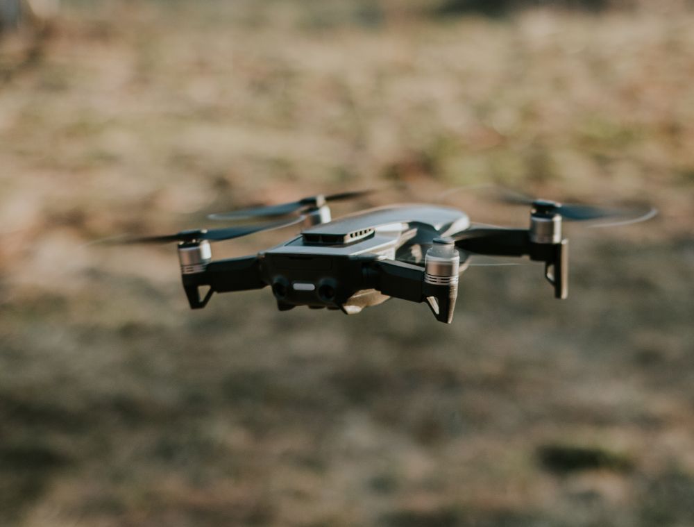 Drone Flying In The Sky LCQ48PR 1 1
